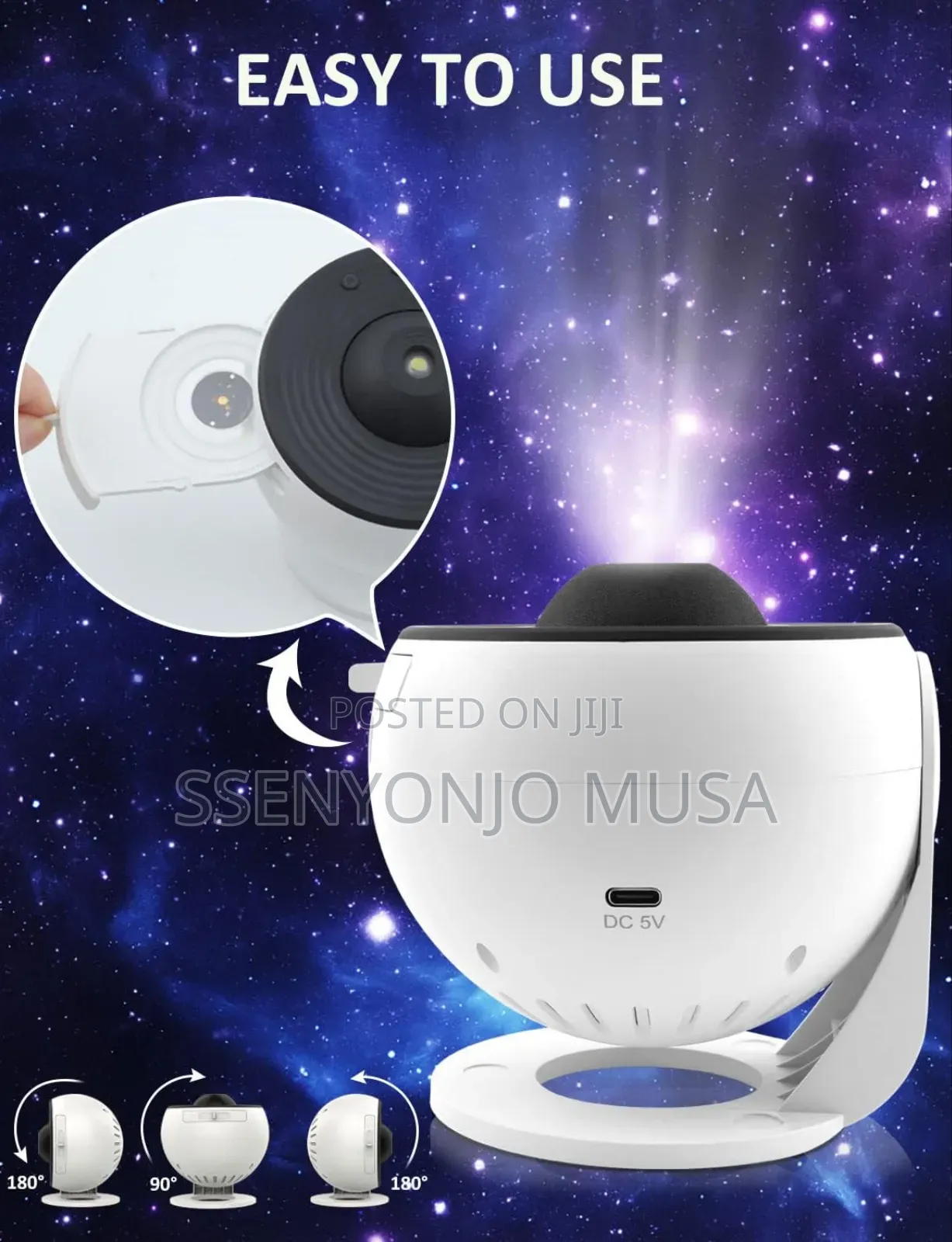 Galaxy Projector, 13-in-1 Planetarium Star Projector | 360°-