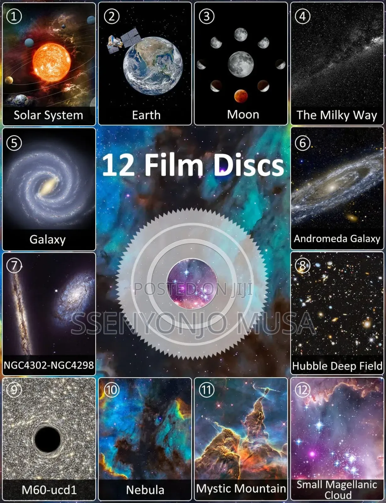 Galaxy Projector, 13-in-1 Planetarium Star Projector | 360°-
