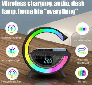 Wireless Charging, Audio, Desk Lamp