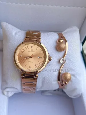 Women's Navi Force Gift Box Watch With Own Bracelet Brownish