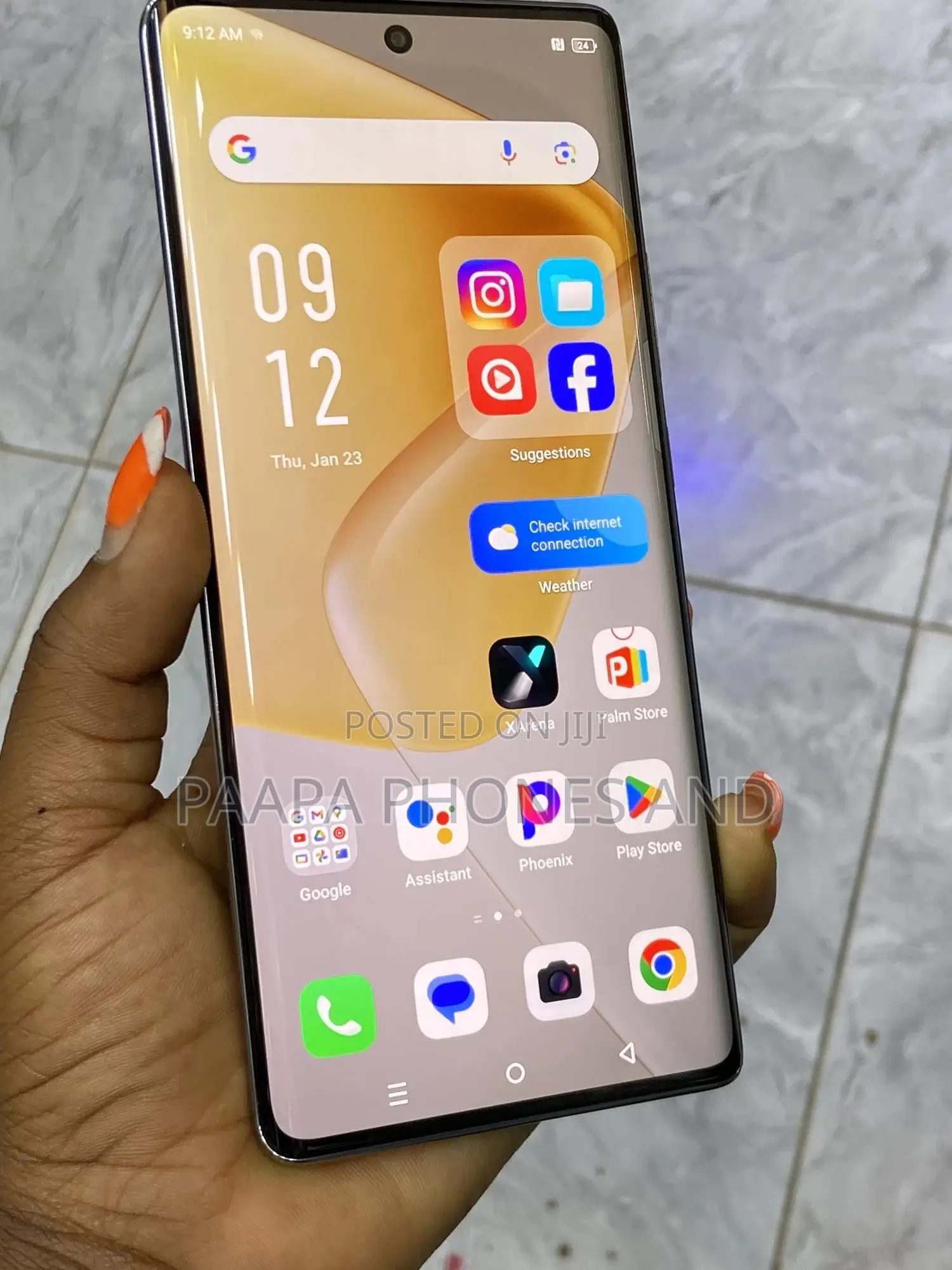 Infinix Hot 50 Pro+ 4G 256 GB Rose Gold