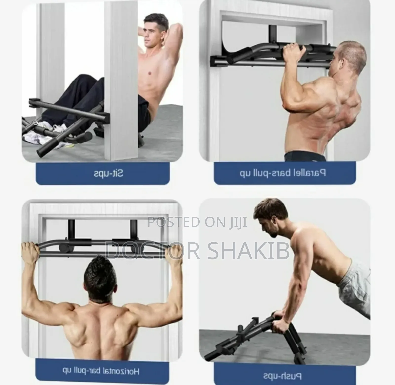 High-Quality Portable Iron Gym Pull Up Bar