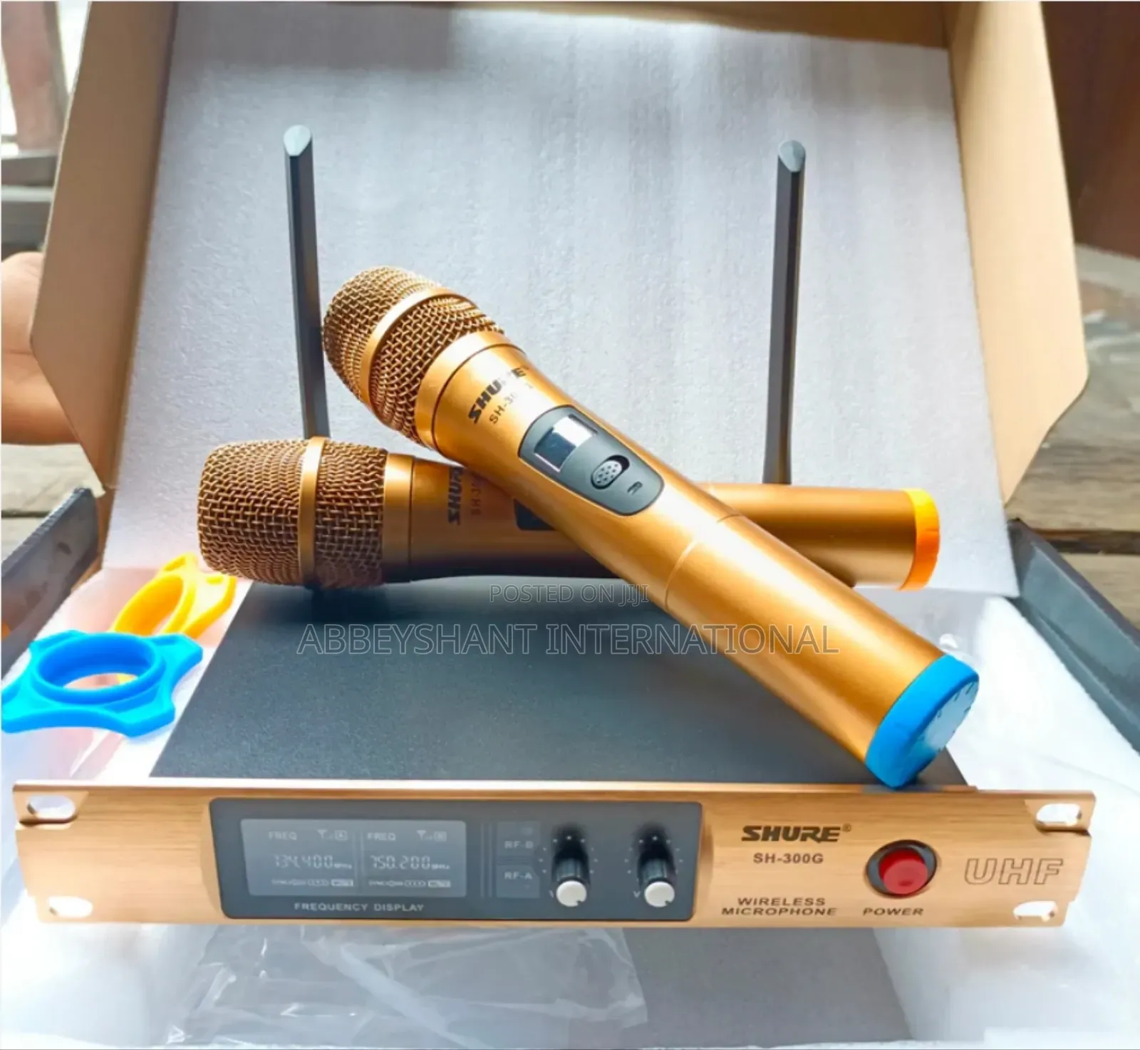 Wireless Microphone Shure-300 Dual Wireless Vocal Microphone