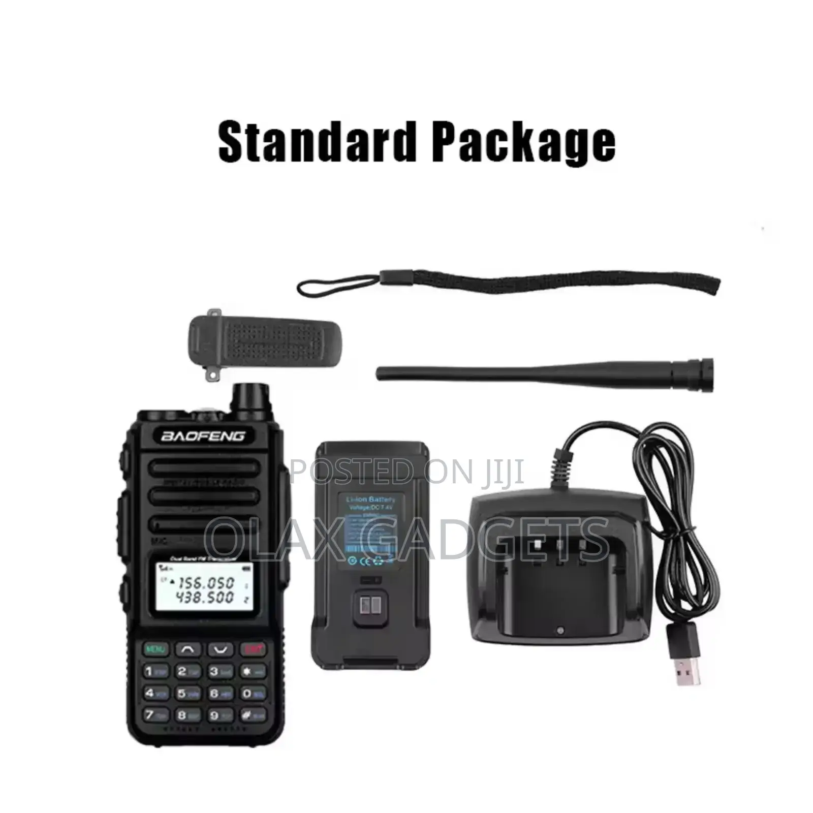 Baofeng Uv-8r Walkie Talkie VHF/Uhf Dual Band Wit Flashlight