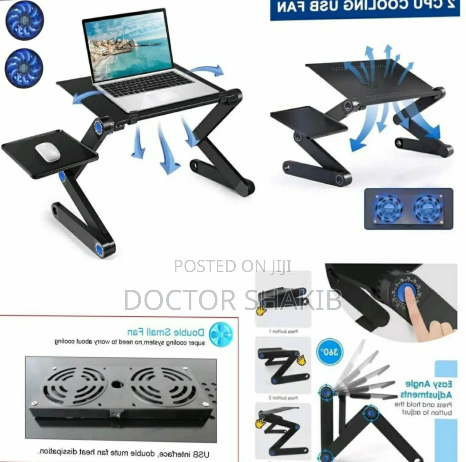 Unique Adjustable Laptop Table