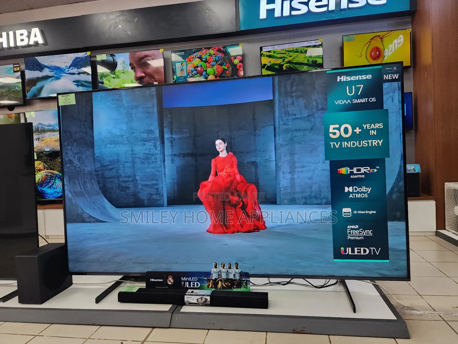 U7 Series Quantum Dot Hisense 100inches Vidaa Smart Tv