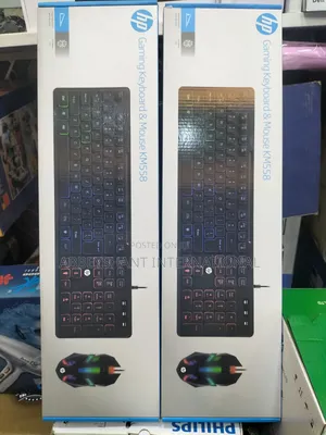 Hp Usb Gaming Keyboard and Mouse Km558 - With Backlight