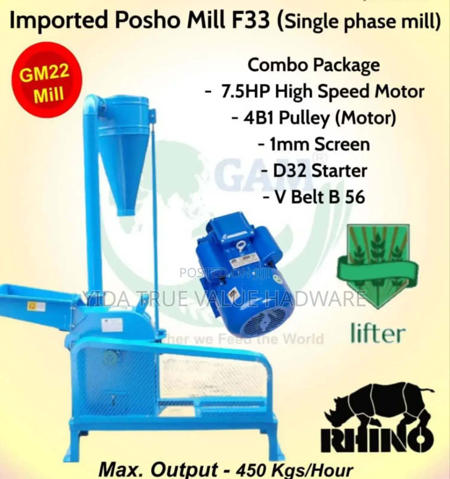 Posho Mill F33