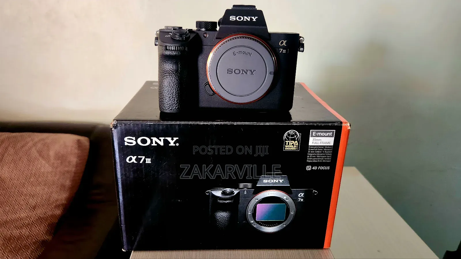 Sony Alpha A7 Iii Full Frame Mirrorless - Black, Body Only