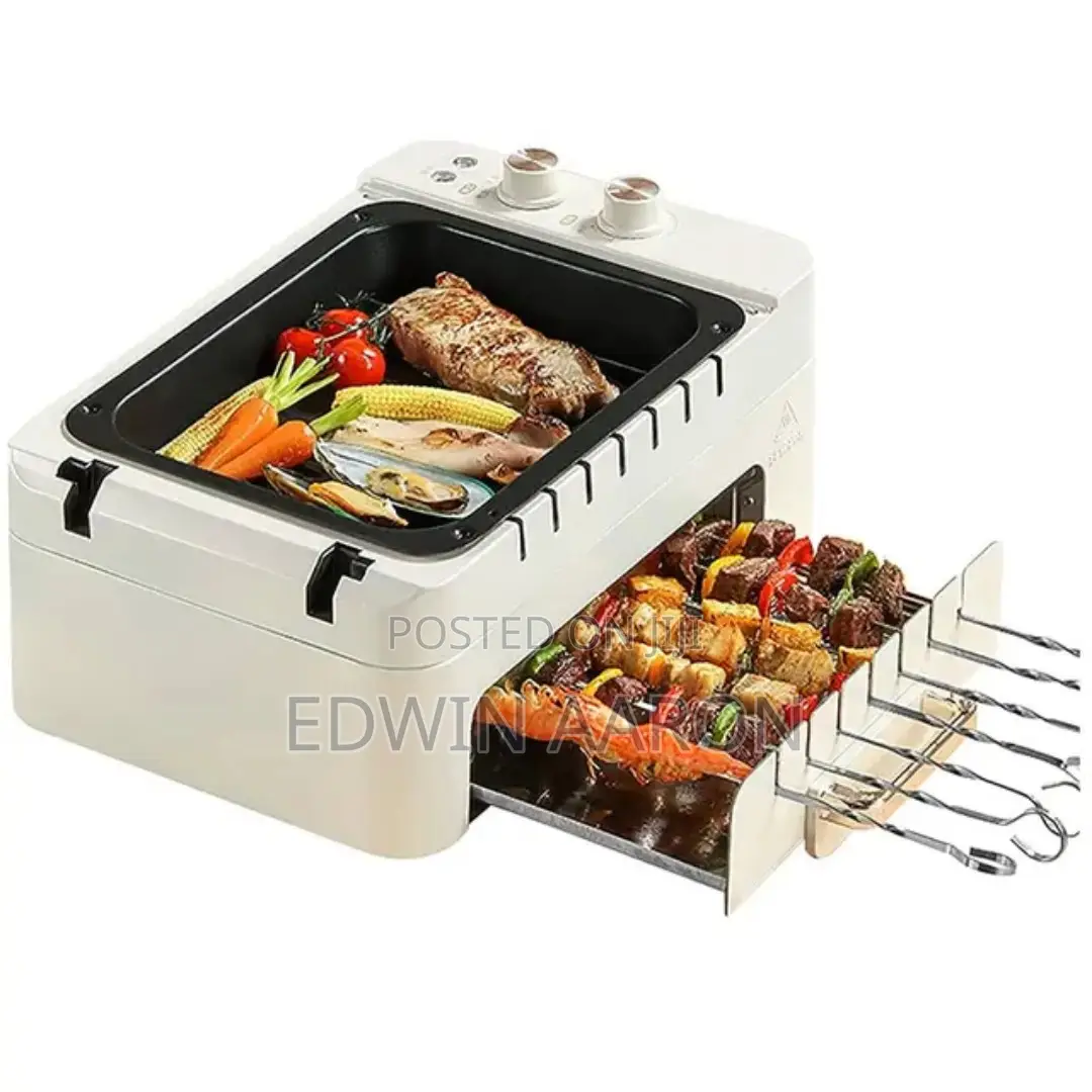 3 in 1 Electric BBQ Grill Machine ( Home Use)
