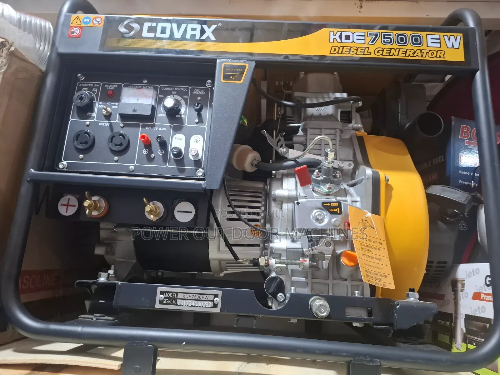 7.5 Kva / Kw Covax / Kipor Diesel Welding Generator