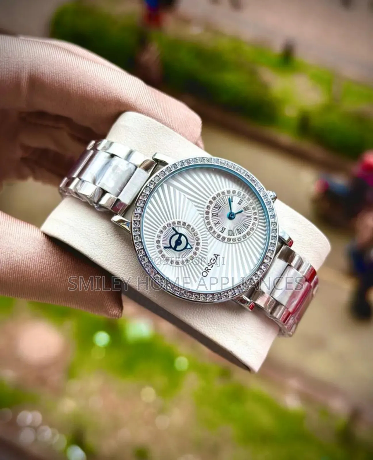 Silver Orsga Classy Analog Wrist Watch for Women