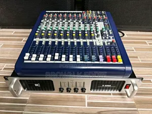 Photo - Amplifier and Mixer Setup: