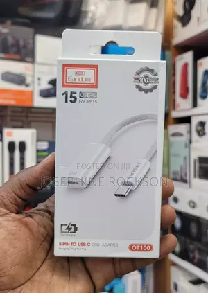 8 Pin to USB C OTG Adapter