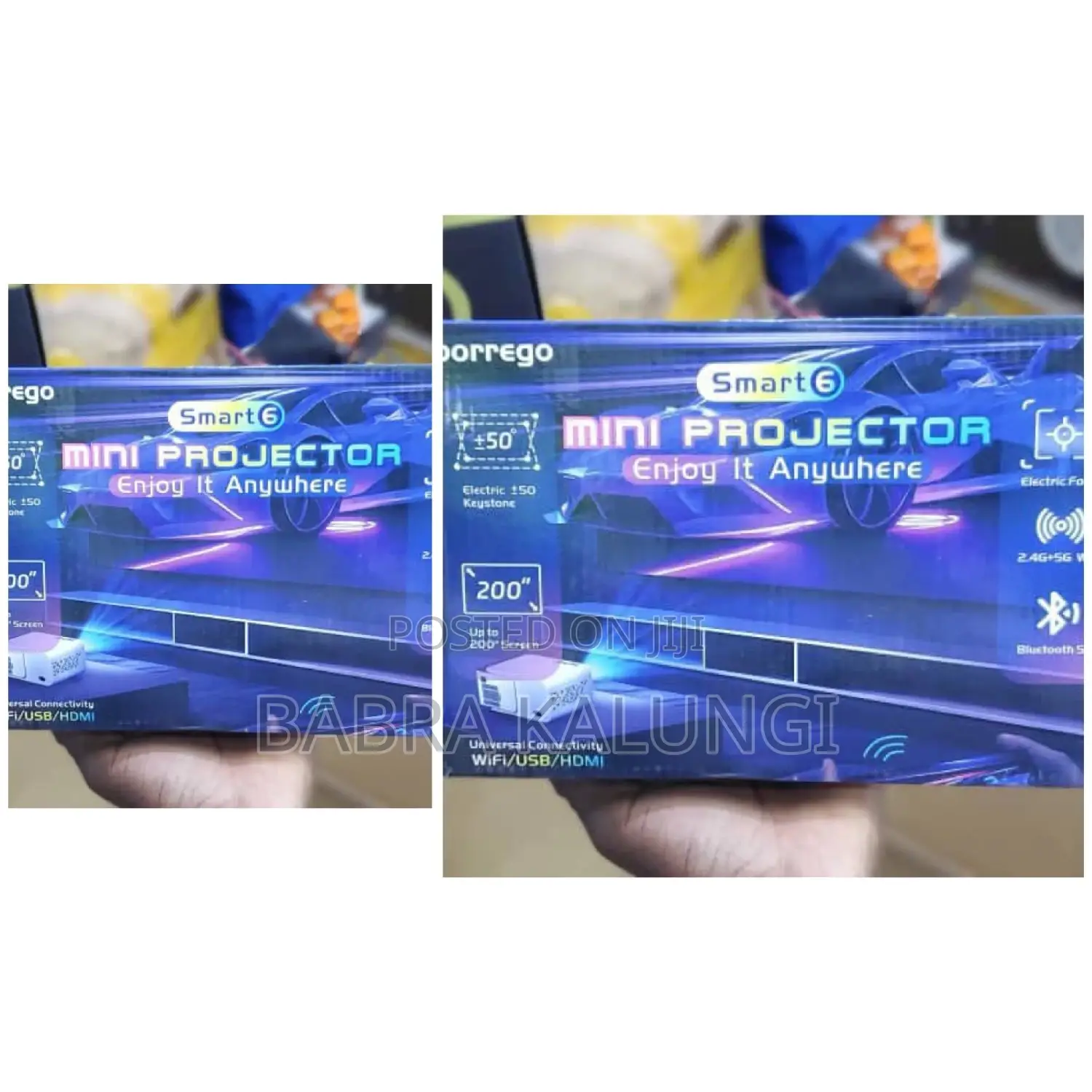 Portable Ultra HD DLP Mini Smart Projector With
