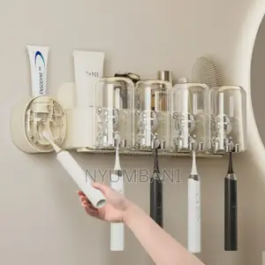 Tooth Paste Dispenser With Cups
