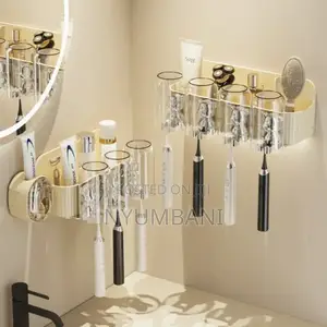 Tooth Paste Dispenser With Cups