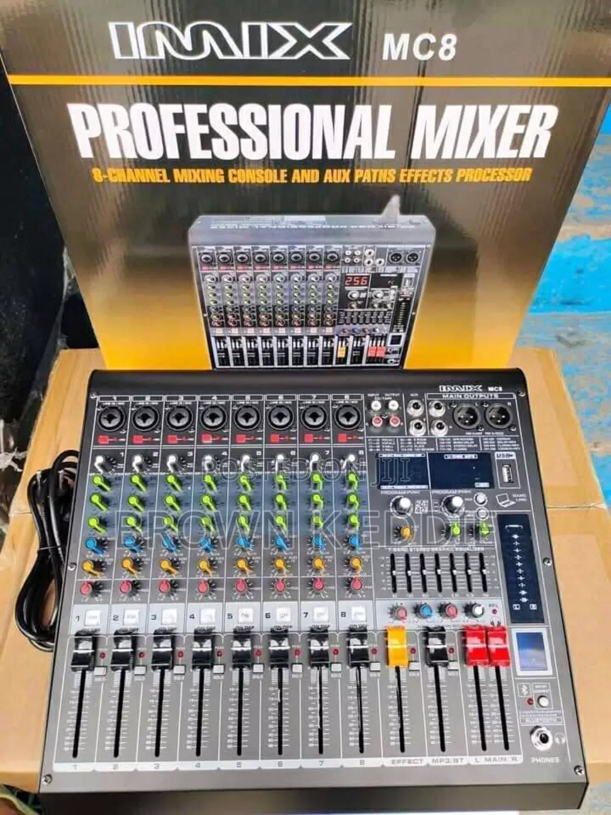 Professional 8CH Ampmixer: