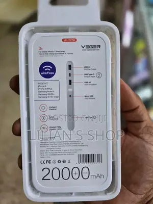 Veger Wireless Power Bank 20000mah