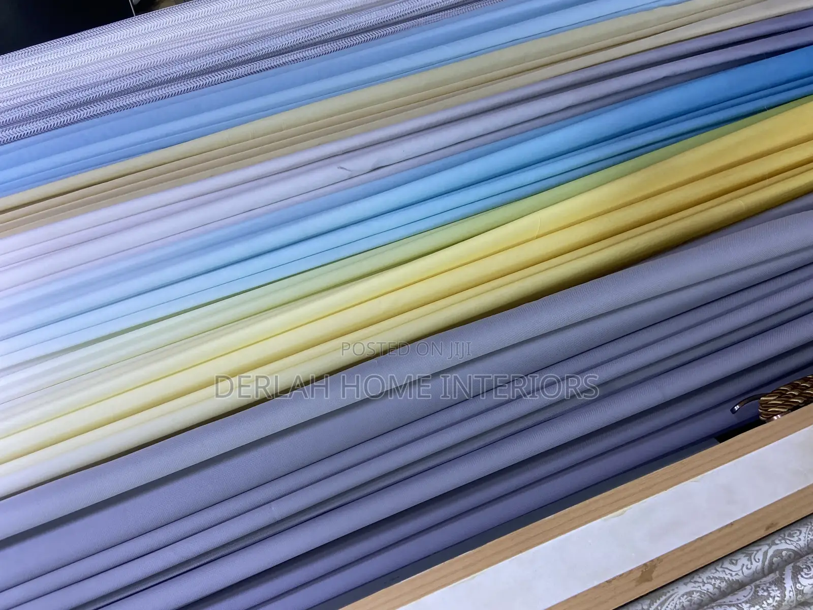 Quality Coloured  Curtain Nets Per Ready Meter