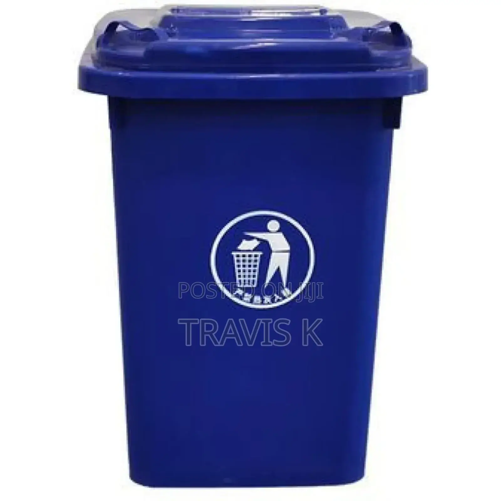 Outdoor 50L Plastic Waste Bin