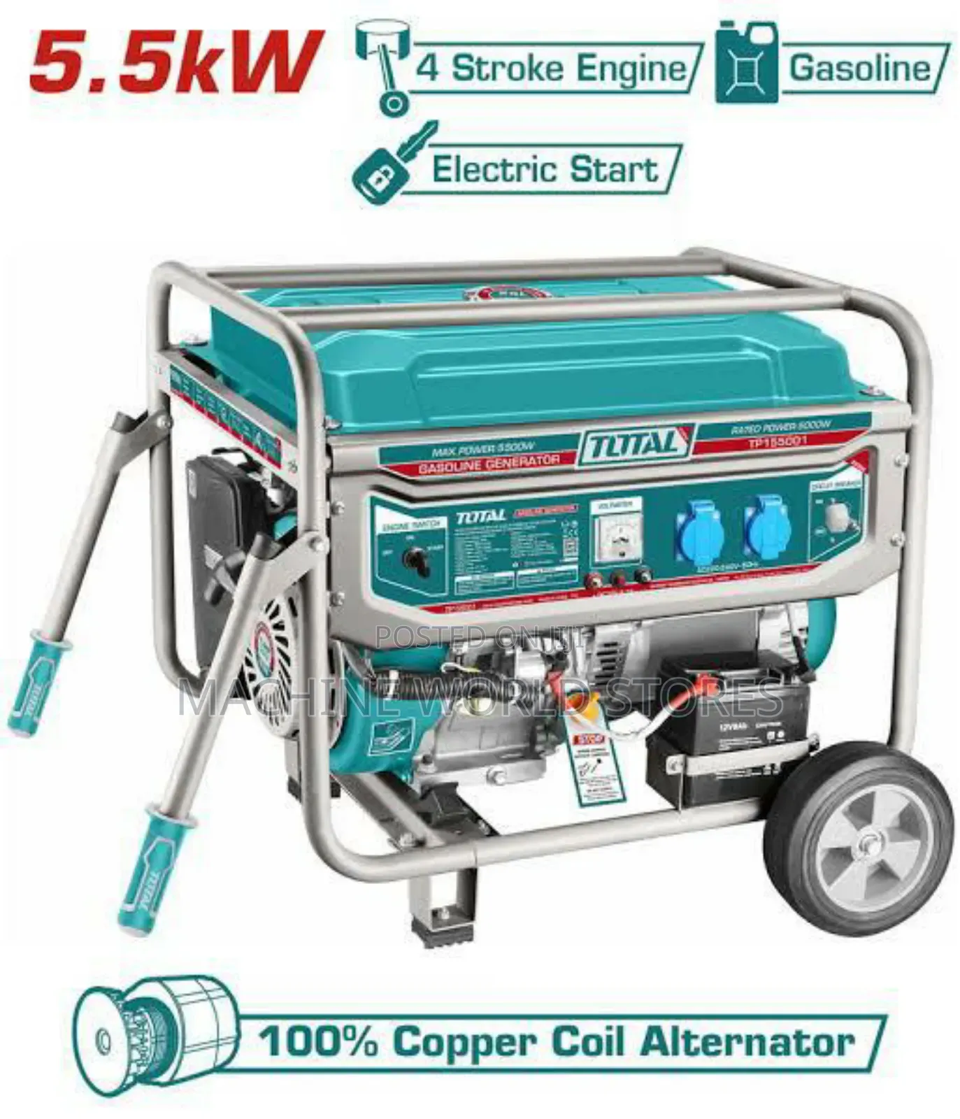 5kva Petrol Generator Total Key Start