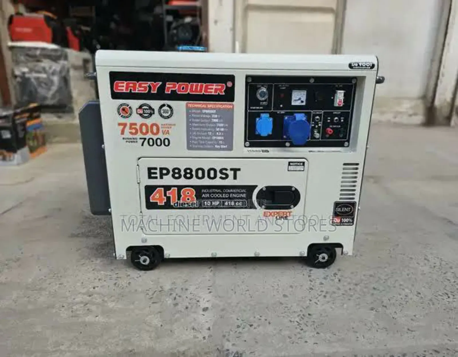 EP8800ST Diesel Generator 7kva