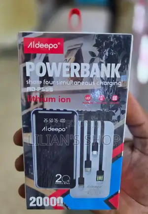Large Capacity Aldeepo Power Bank 20000mah