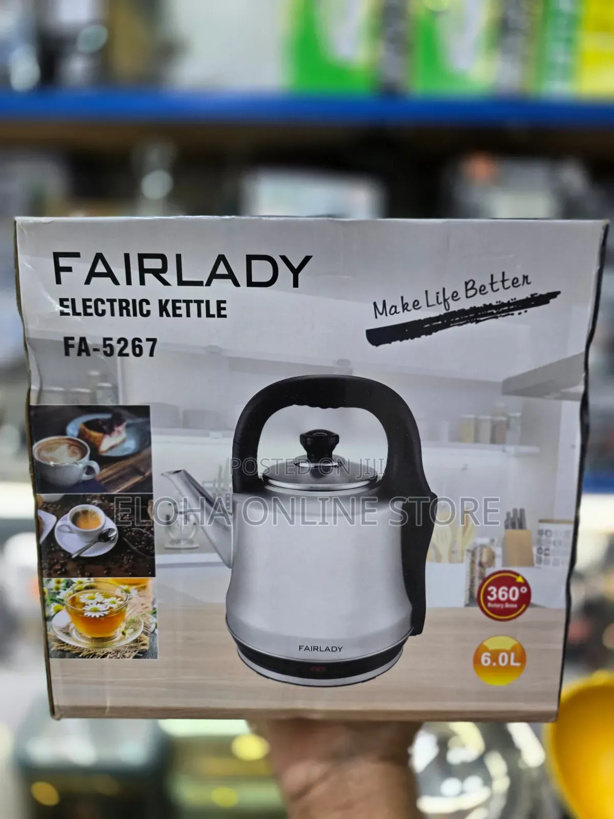 Fair Lady Stainless Steel Electric Kettle