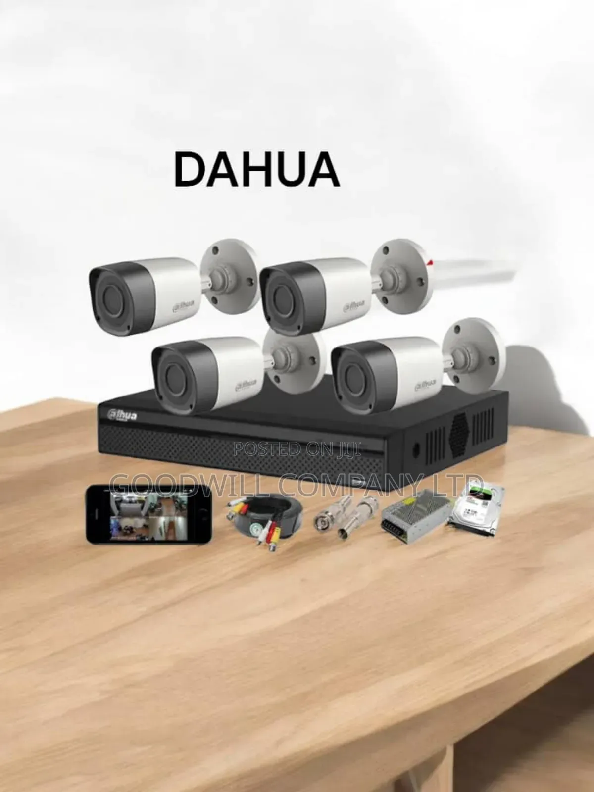 Dahua 4 Channel Colorvu CCTV Camera Kit At It's Lowest Price