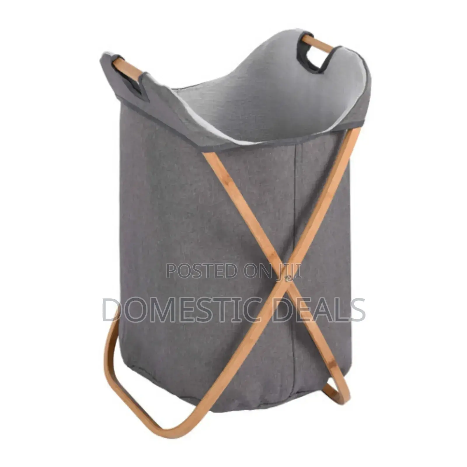 Folding Bamboo Laundry Basket