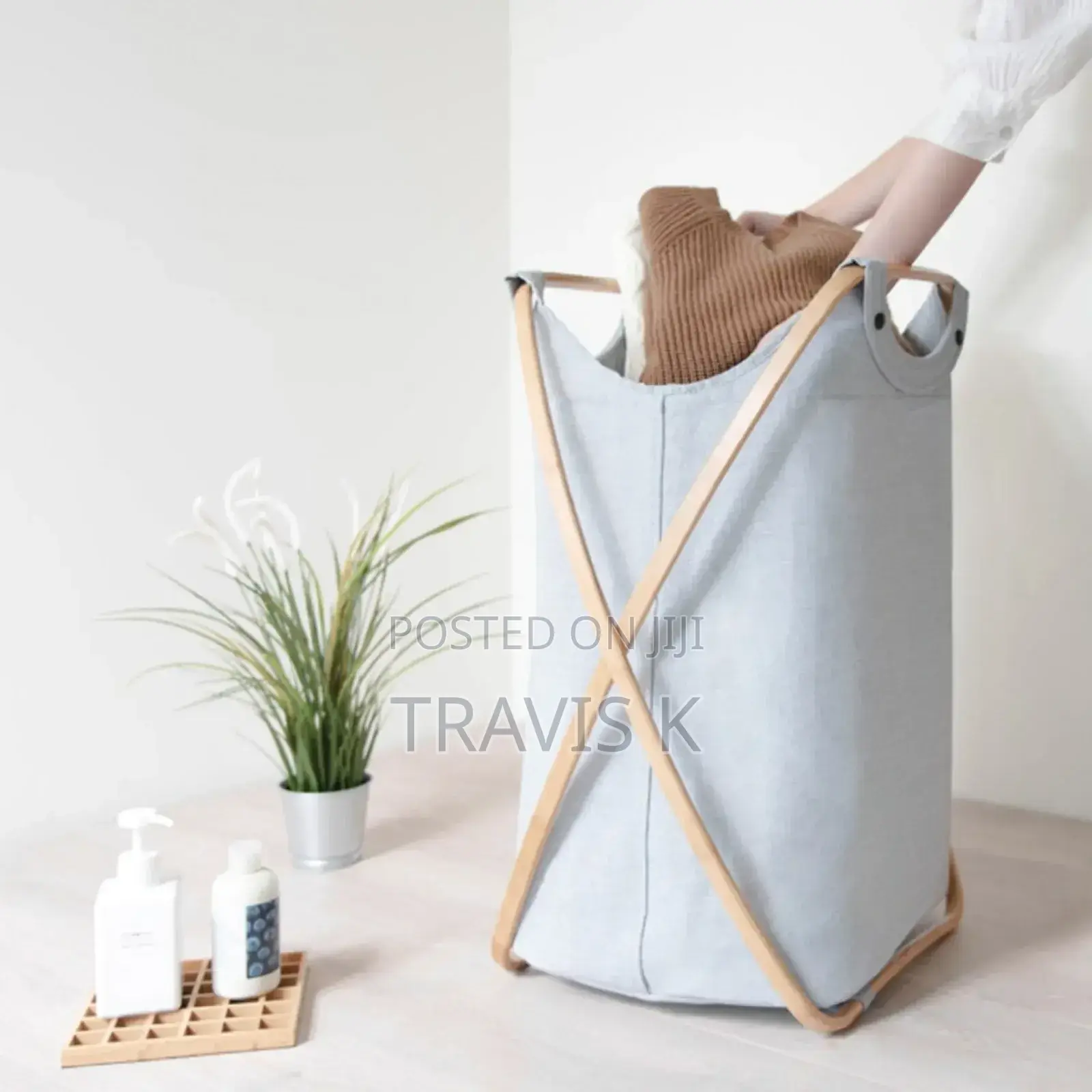 Folding Laundry Clothes Basket