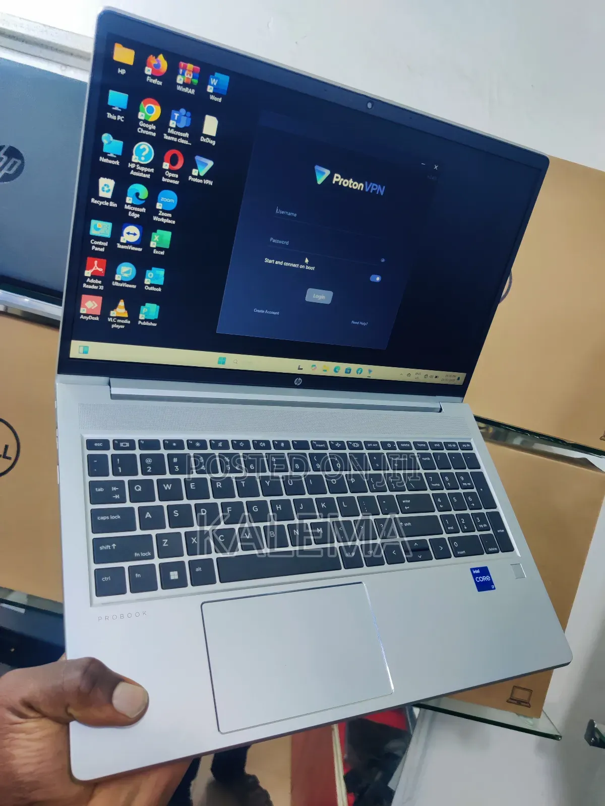 New Laptop HP ProBook 450 G9 8GB Intel Core I7 HDD+SSD 256GB
