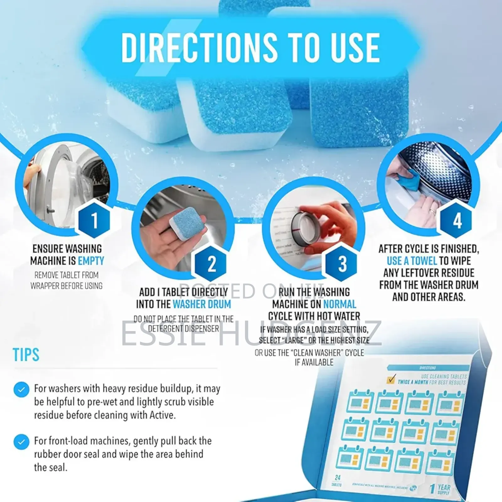 Washing Machine Cleaning Tablets