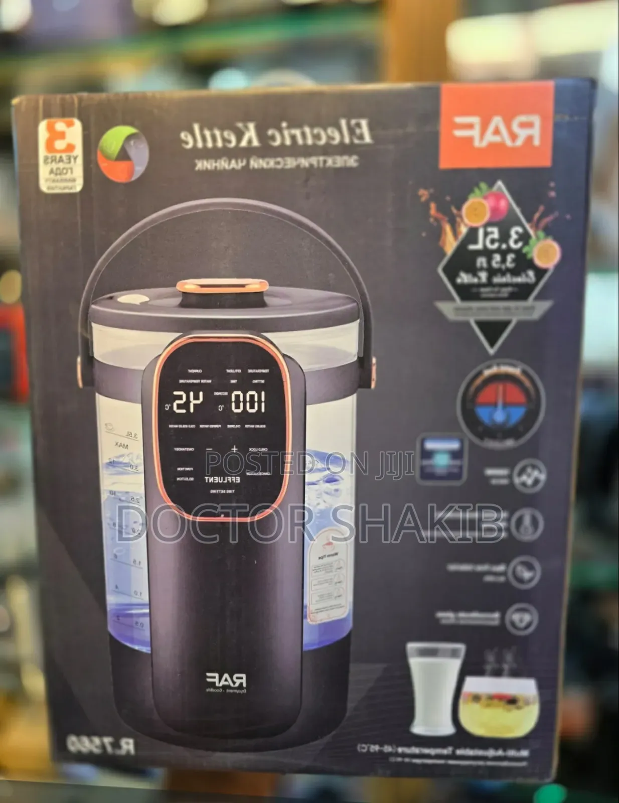 Quality Raf 3.5L Electric Kettle