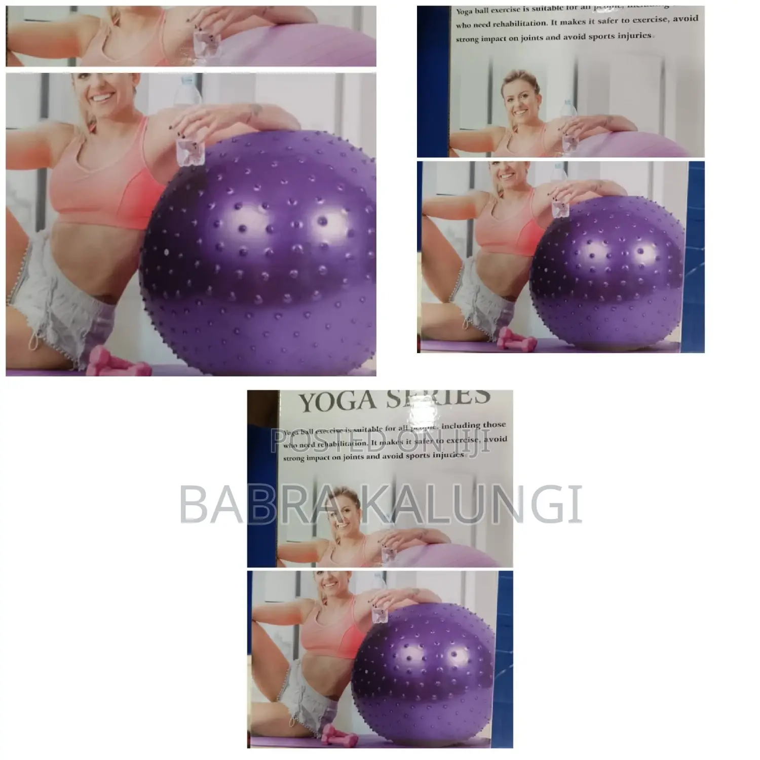 Yoga Non Slip Exercise Ball.
