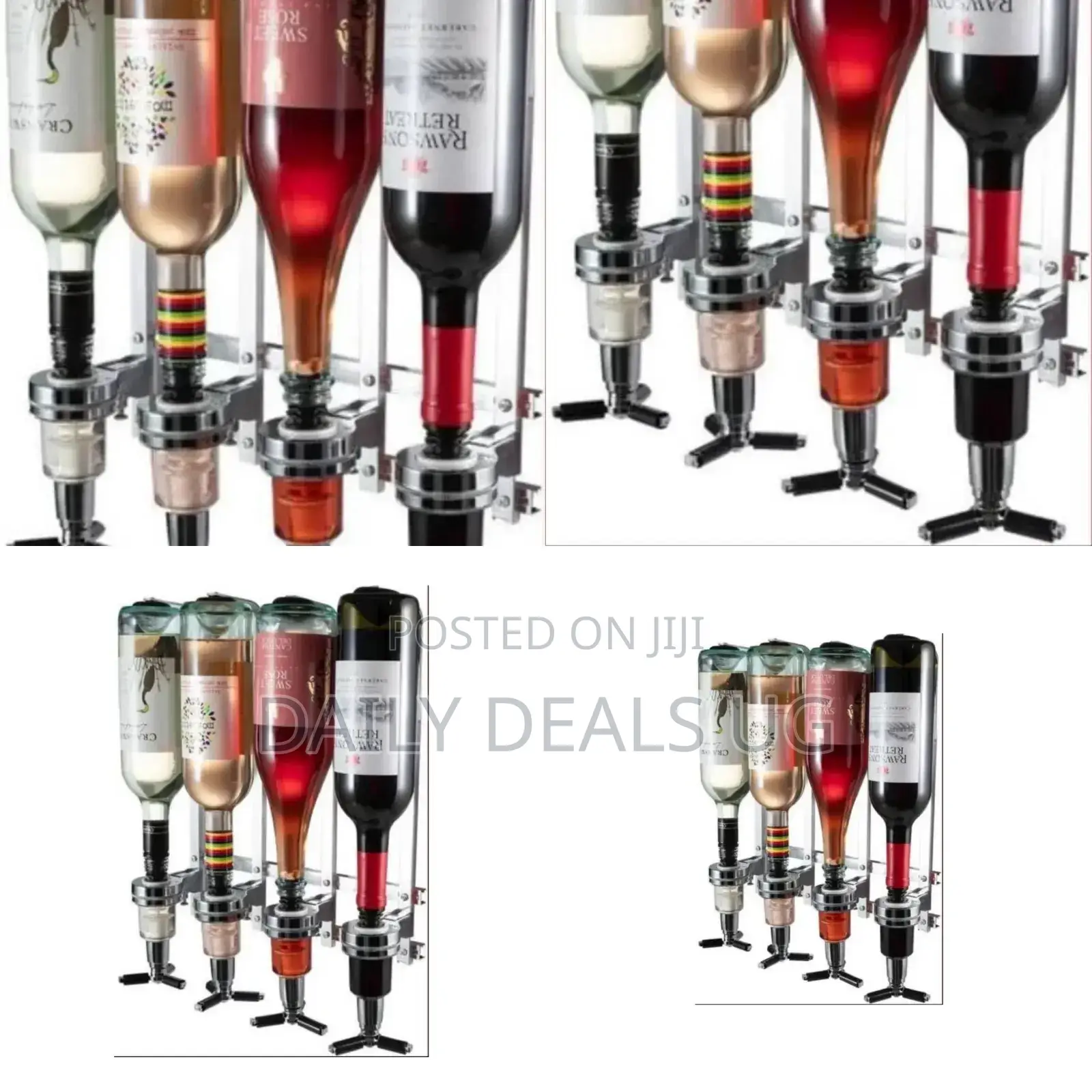 Mounted Wine Bottle Rack