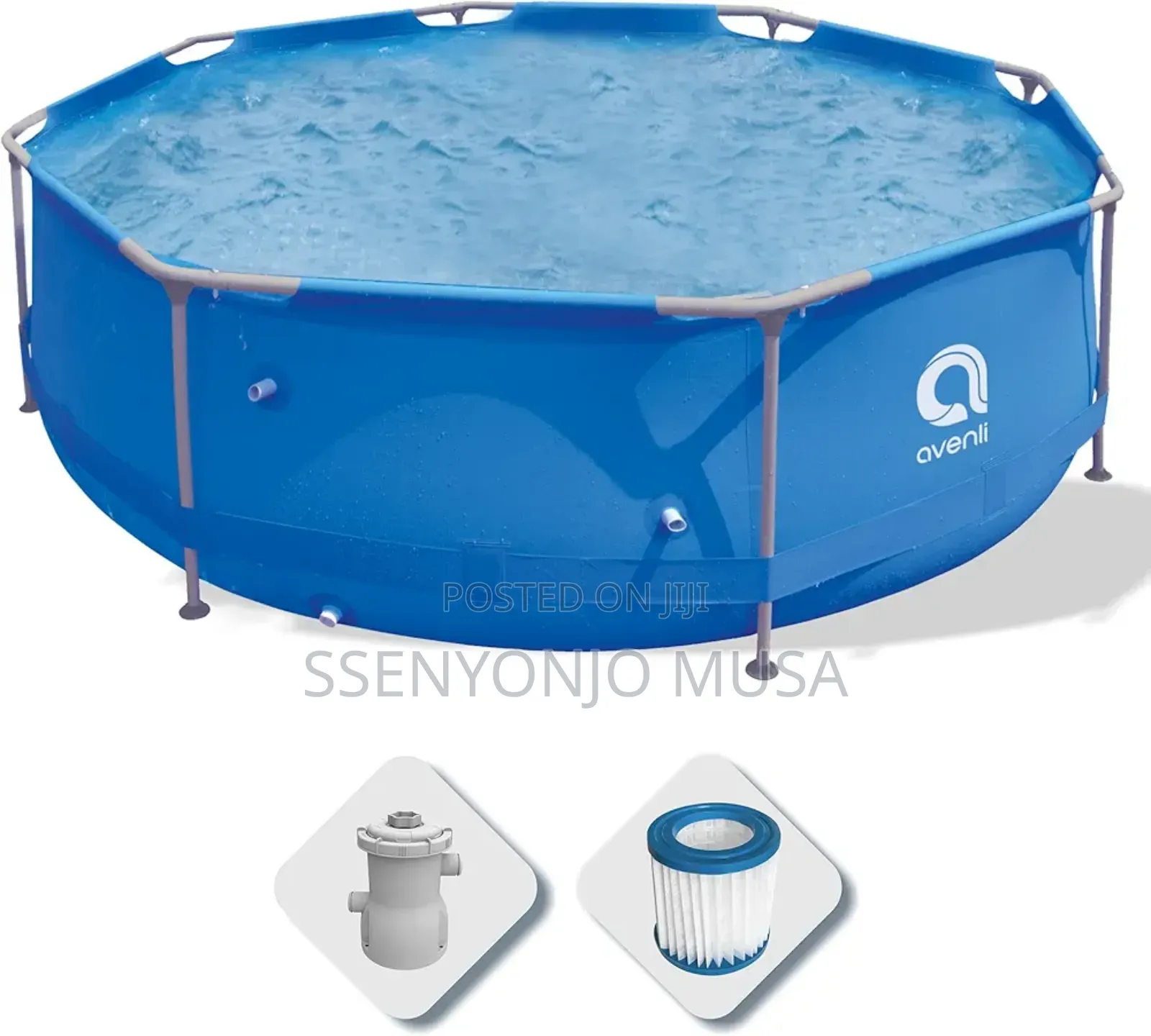 Intex Avenli 3.0m Round Steel Frame Pool | Durable and Easy-
