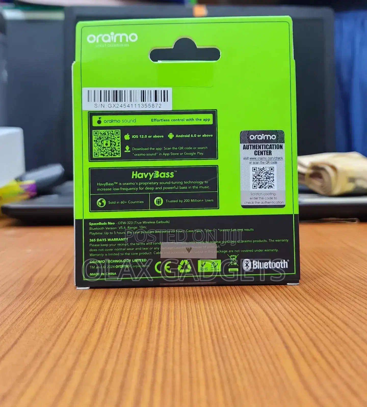 Oraimo Spacebuds Neo 30-Hour Playtime Wireless Earbuds