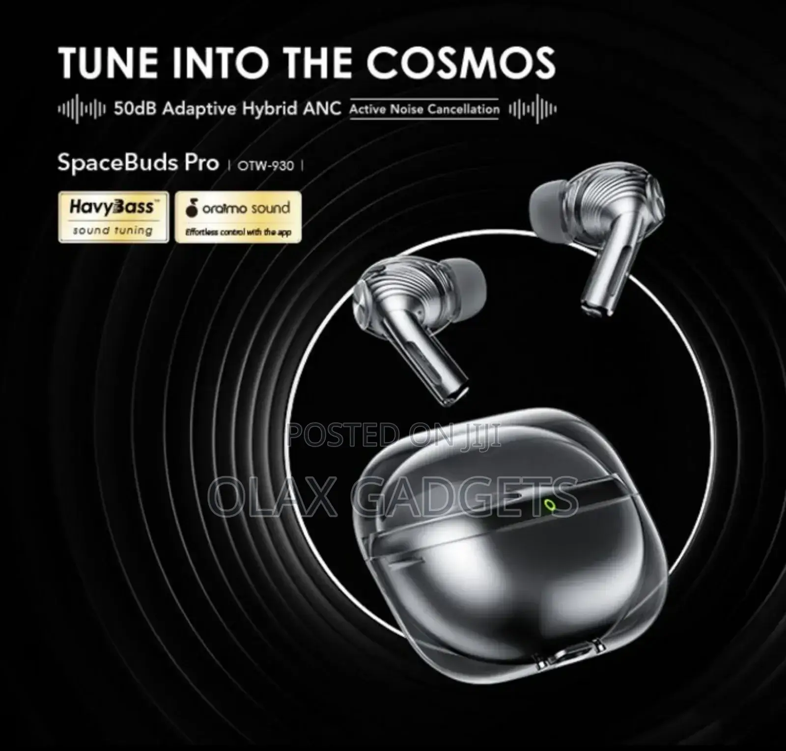 Oraimo OTW-930 Space Buds Pro Hybrid True Wireless Earbuds