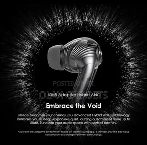 Oraimo OTW-930 Space Buds Pro Hybrid True Wireless Earbuds