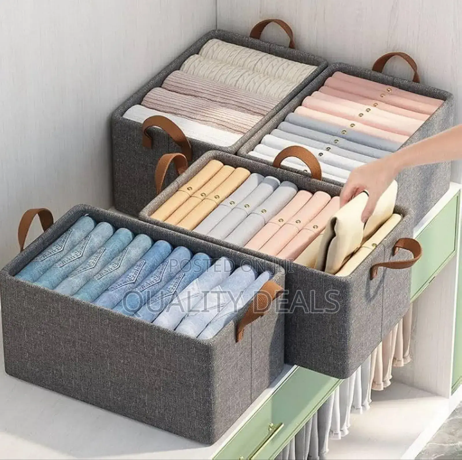 Clothes Storage Box Foldable Wardrobe Organizer
