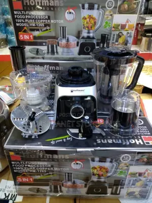HOFFMANS 5_in_1/1.8litres Food Processor // 1200w // HM-1265