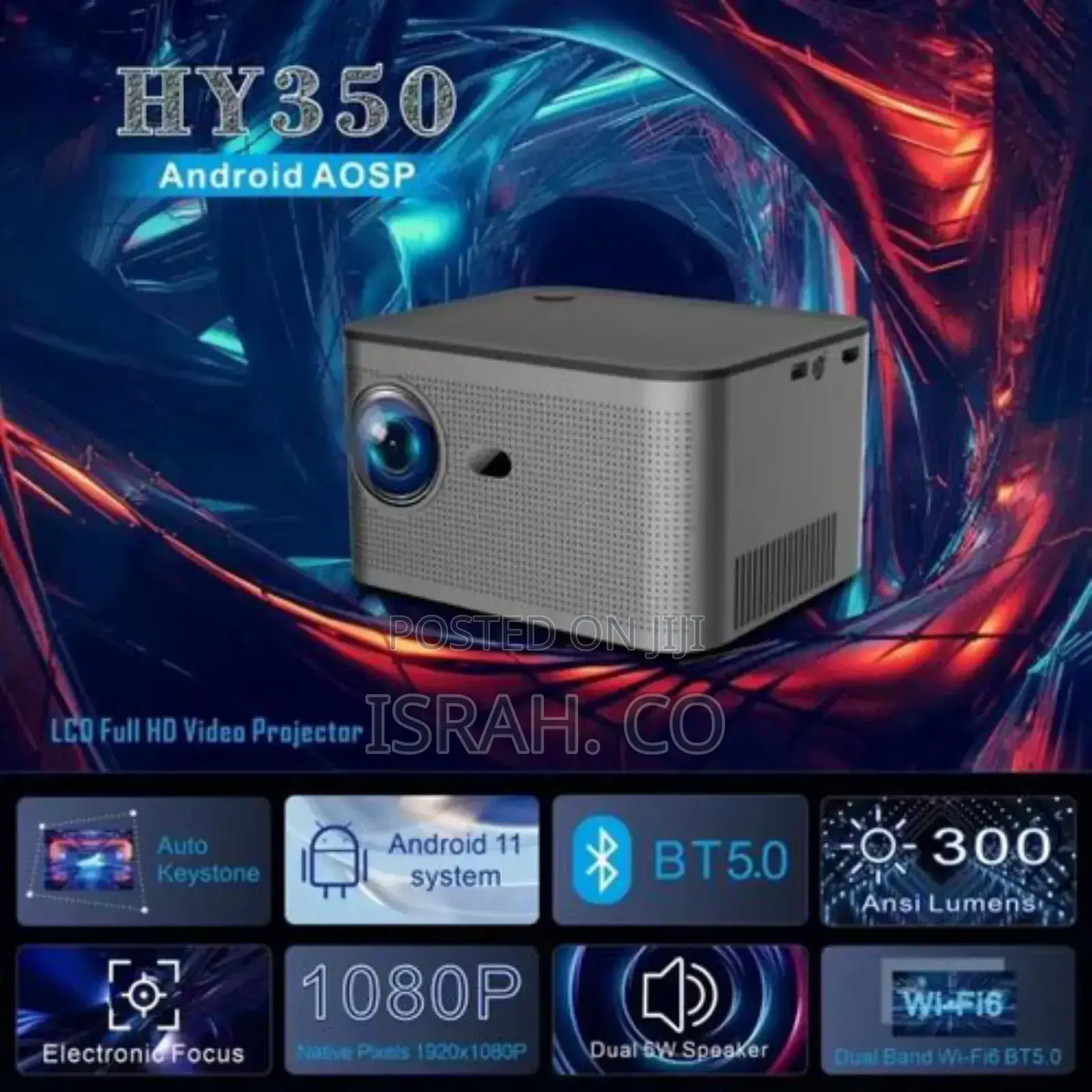 HD Super Hy350 H713 Bt5.0 HD 1080P Image Movie Video Output.