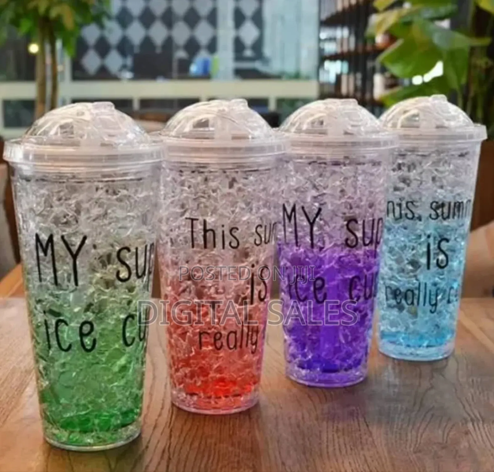 Ice Cream Smoothie Juice Bottle Cup