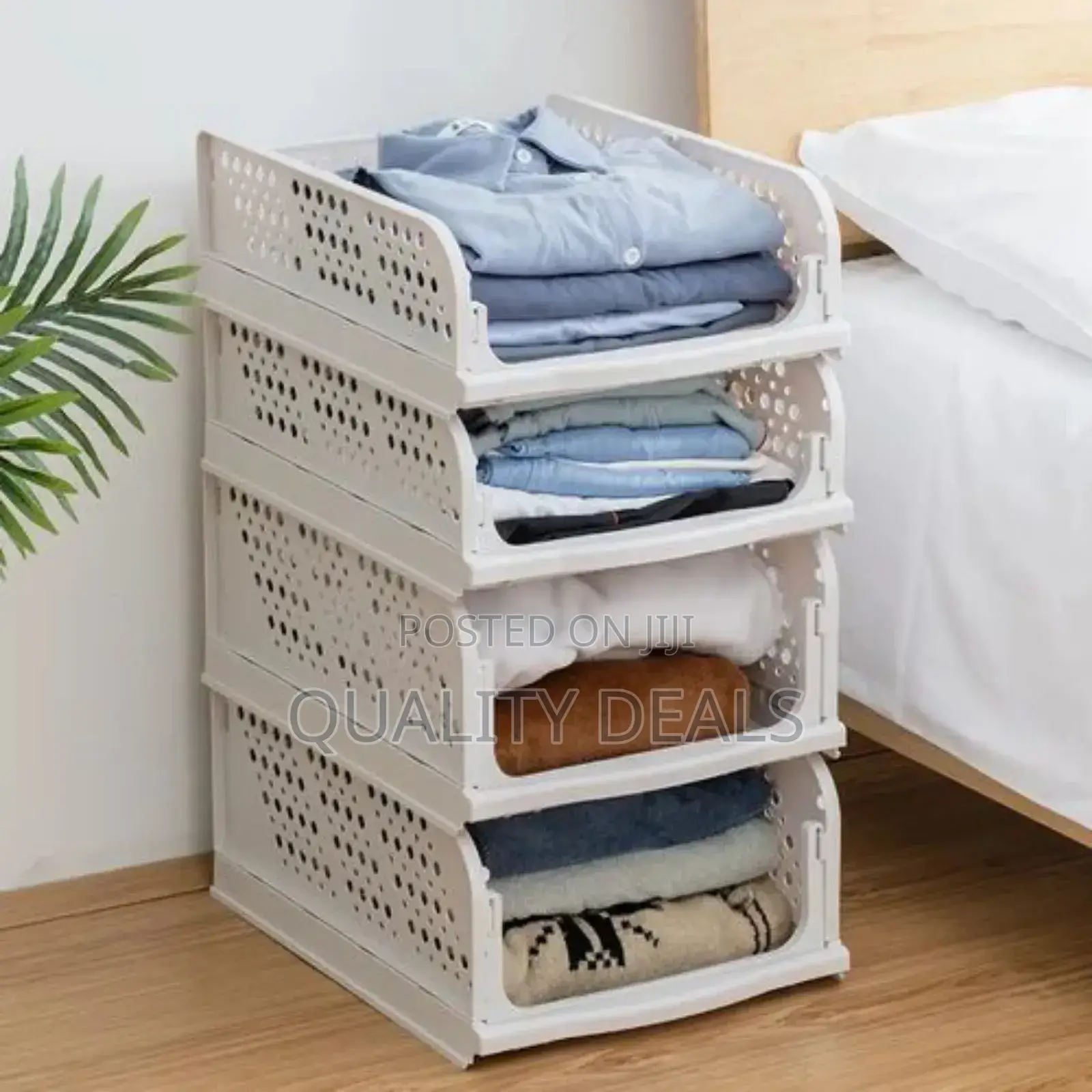 Plastic Foldable Clothes Organizer( Sold Per Piece)