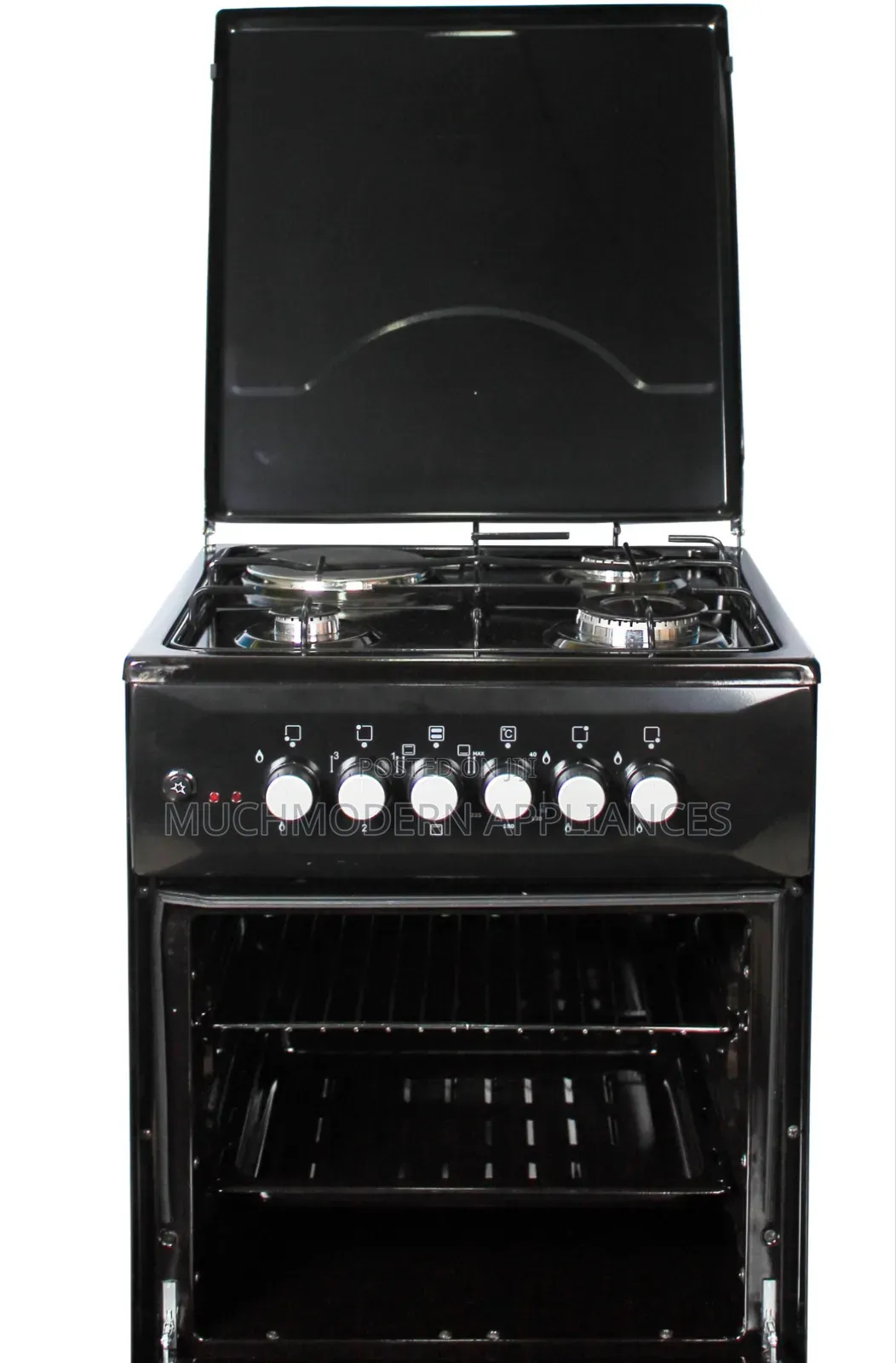 Blueflame Cooker, 50x50cm, 3gas 1 Electric C5031E – Black