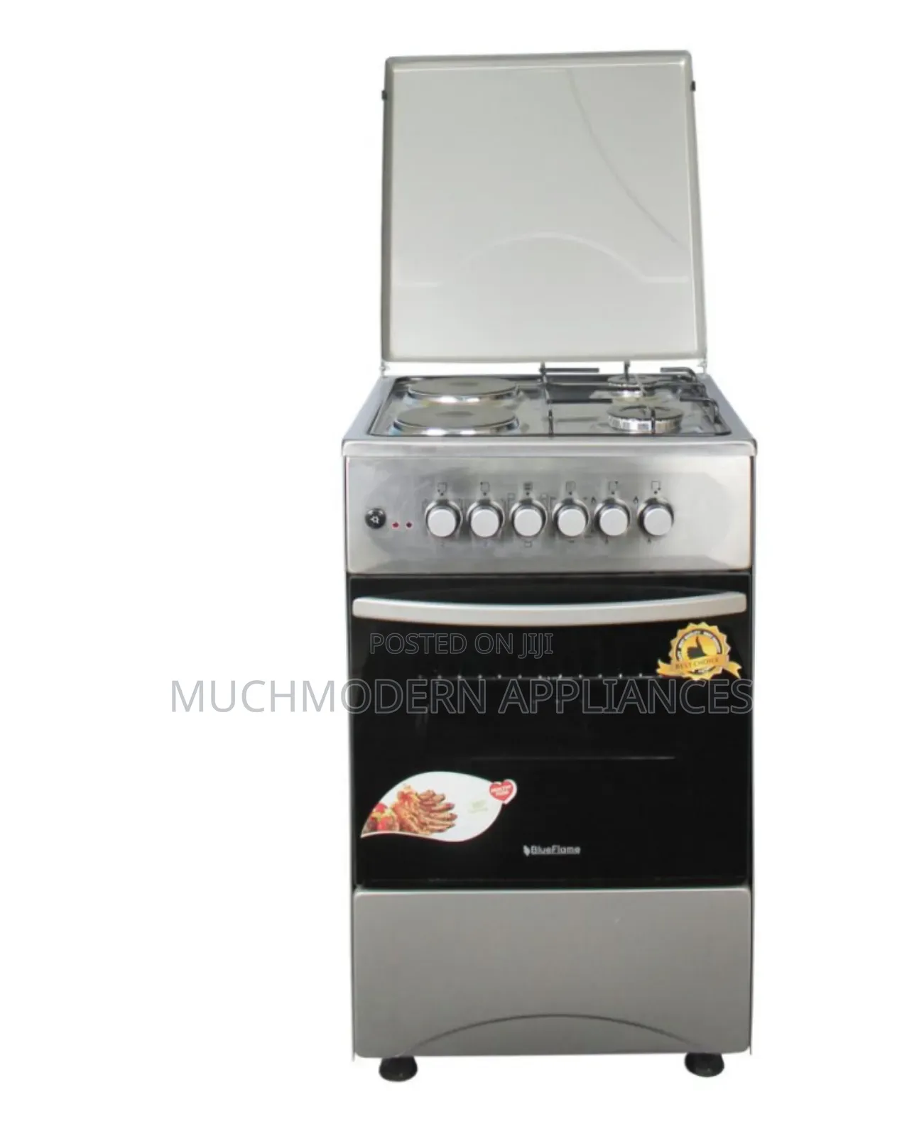 Blueflame Cooker, 50x50cm, 2 Gas 2 Electric C5022E–I