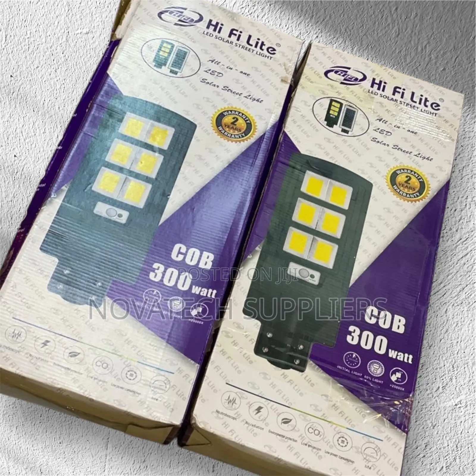 300W LED Solar Street Lights Hi Fi Lite Kana