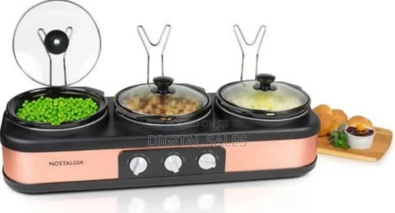 Nostalgia Slow Cooker,Hot Plate,